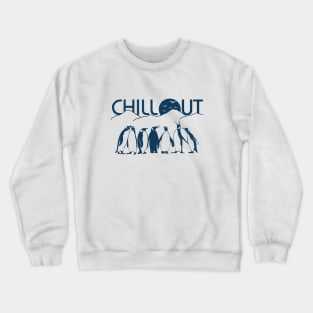 Penguins and chill Crewneck Sweatshirt